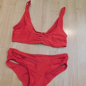 Women's Red Bikini - Large - New no Tags